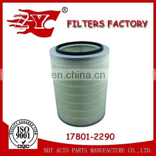 2016 hot selling auto car air filter for HINO 17801-2290