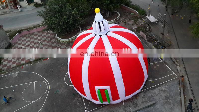 Light Red Fabric Building Structure tent inflatable For attractions