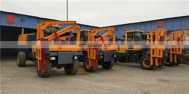 hydraulic guardrail mini pile driver machine for sale price