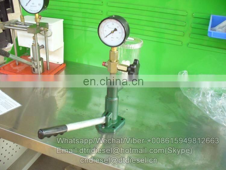 S60H bosch diesel fuel injector injection nozzle tester with with 0-60 Mpa (0-600 bar) pressure gauge in high quality