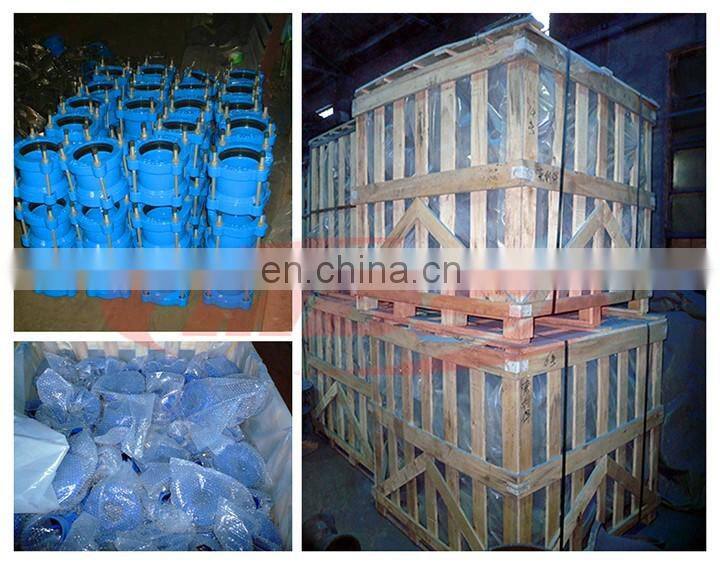 pipeline products ISO2531 PN16 ductile cast iron restrained coupling for HDPE pipe