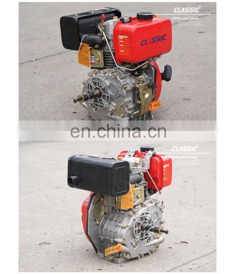 BISON(CHINA) 418cc 10hp Vertical Shaft Diesel Engine Price Small Low RPM Diesel Engine for Agriculture