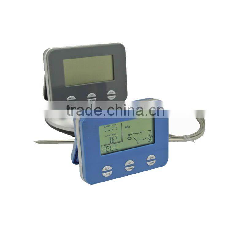 Digital LCD Display BBQ Food Thermometer with Probe