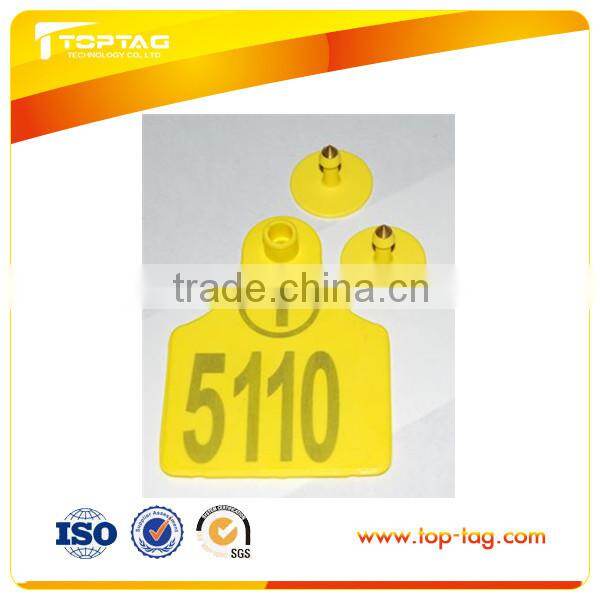 Assets Tracking UHF Passive Rfid Animal Ear Tag With Many Crafts