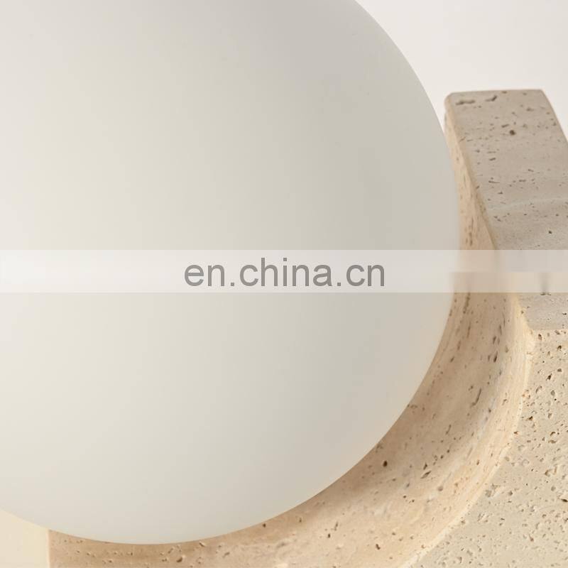 Living room holiday lighting arc lamp egg glass night table lamp