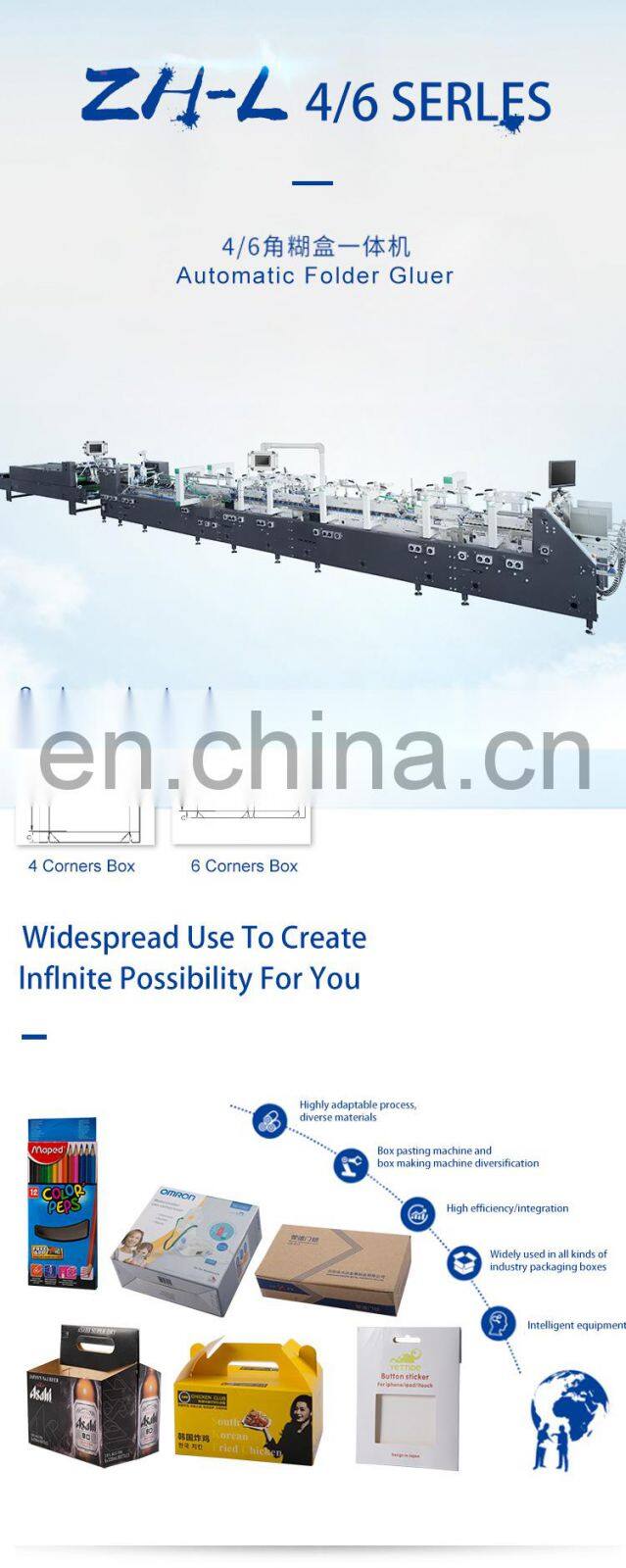 Automatic Folder Gluer Machine Device