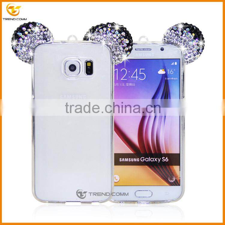 3D diamond glitter bling bling cover case for Samsung galaxy s6 edge plus