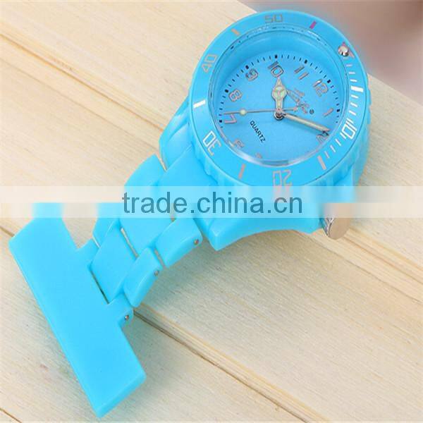 China factory silicone nurse watch