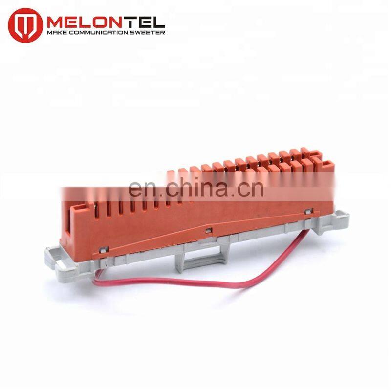 MT-2005 10 pair earth connection module Krone module with ground wire