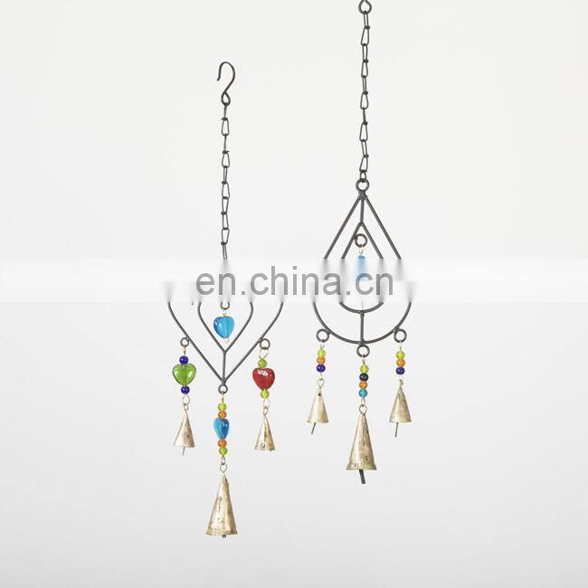 heart shape wind chimes