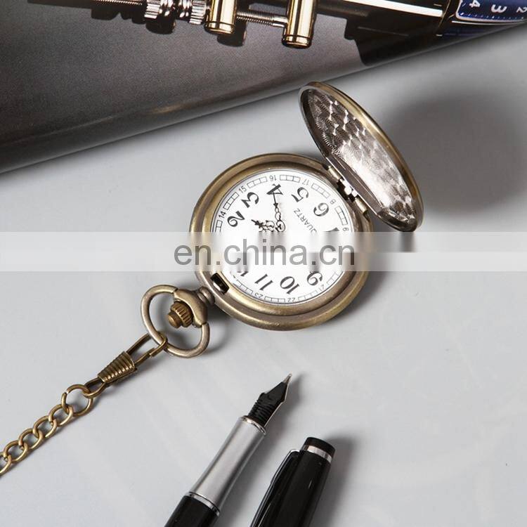 GOHUOS Men quartz analog vintage fashionable charm pocket watch wrist old watches