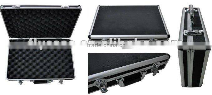 black aluminum case equipment gun case hard storage carry case