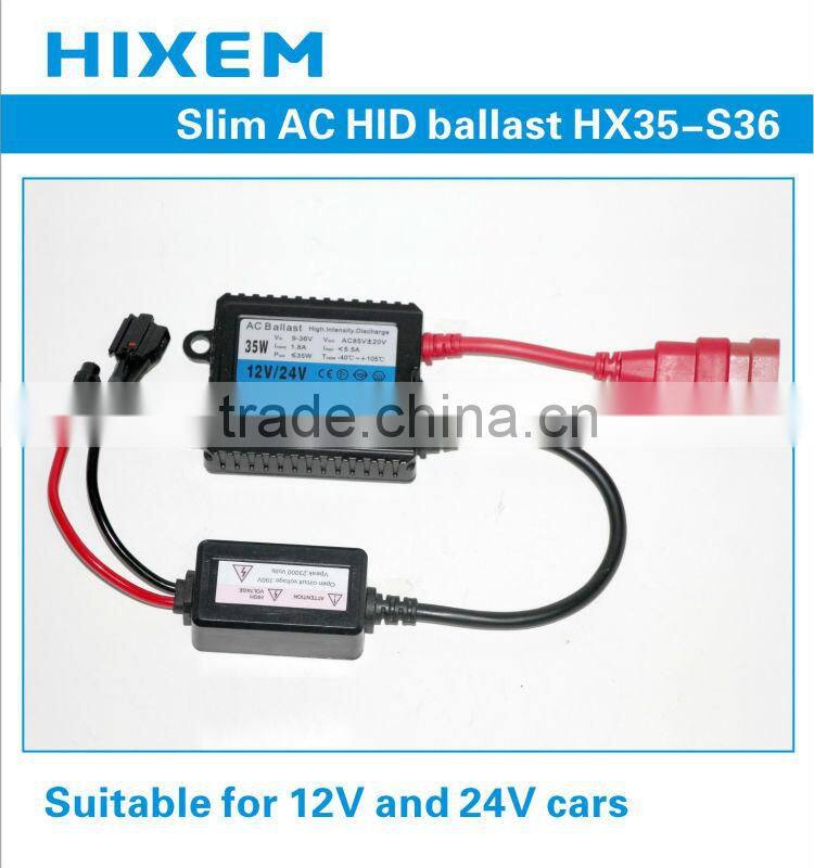 KIT XENON CANBUS H7 6000K 35W 9-32V SUPER SLIM HID AC CAR OR TRUCKS