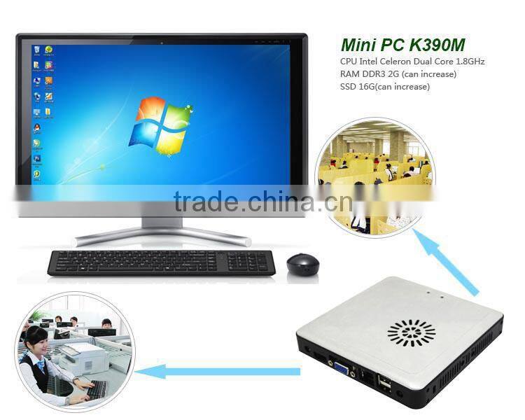 Intel mini PC celeron 1037U thin client CPU dual core 1.8G with usb3.0 support all OS linux