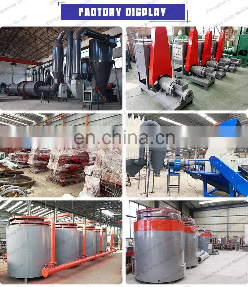 High profit biomass charcoal production line 1 ton per day production line natural charcoal