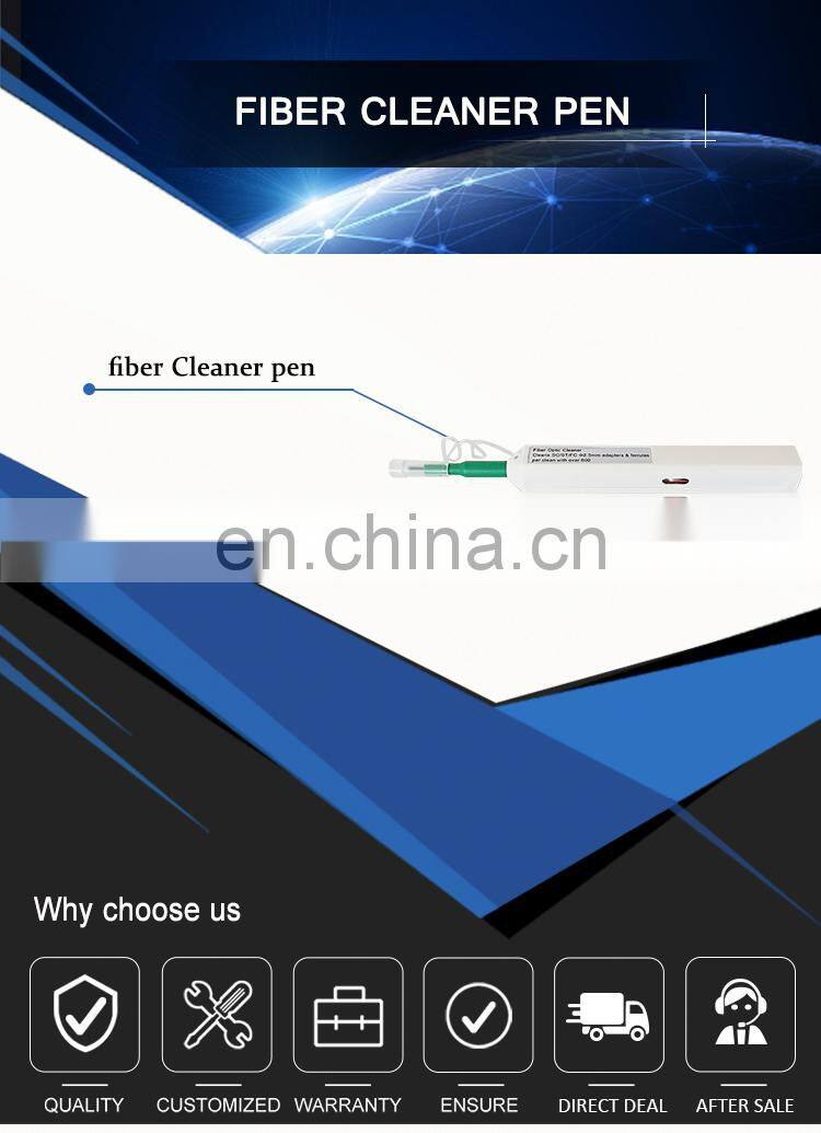 Hot Sale FTTX Tool One Click Cleaner SC LC Connector Fiber Optic Cleaning Pen