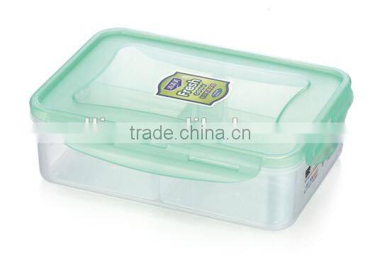 Comparments inside Plastic Airtight Food Containe transparent vacuum food container