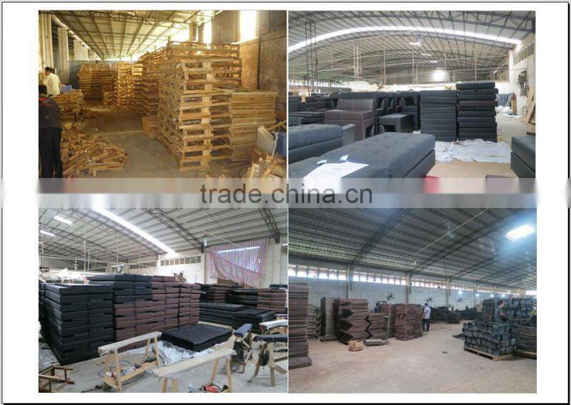 Armrest Leather Sofa with Stool Corner Sofa designs