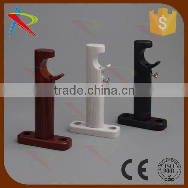 Stainless steel finished double curtain wall supports/brackets