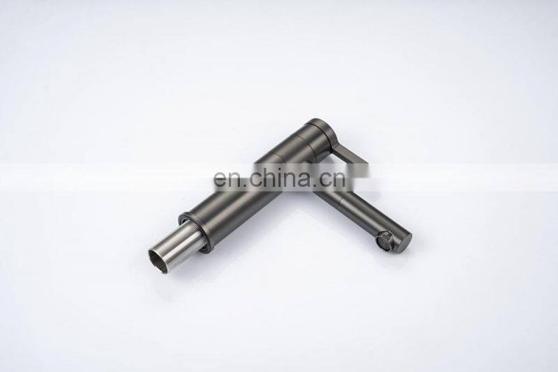 2021 New Design Simple New Design Matte Black Bathroom Sink Faucet Washbasin Basin Faucet Mixers Taps Exporter