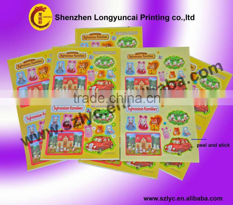 Eco-friendly cartoon labels printing