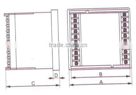 Digital dc panel meter