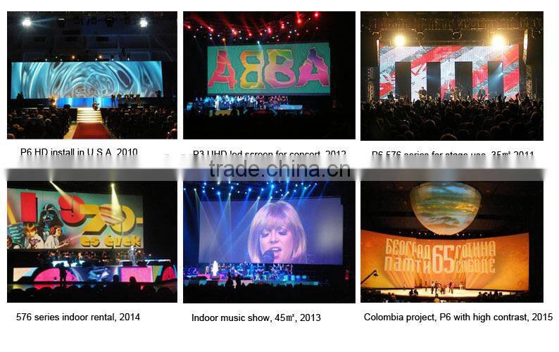 MPLED Ultra light HD P6 Die Casting Rental Indoor LED Display