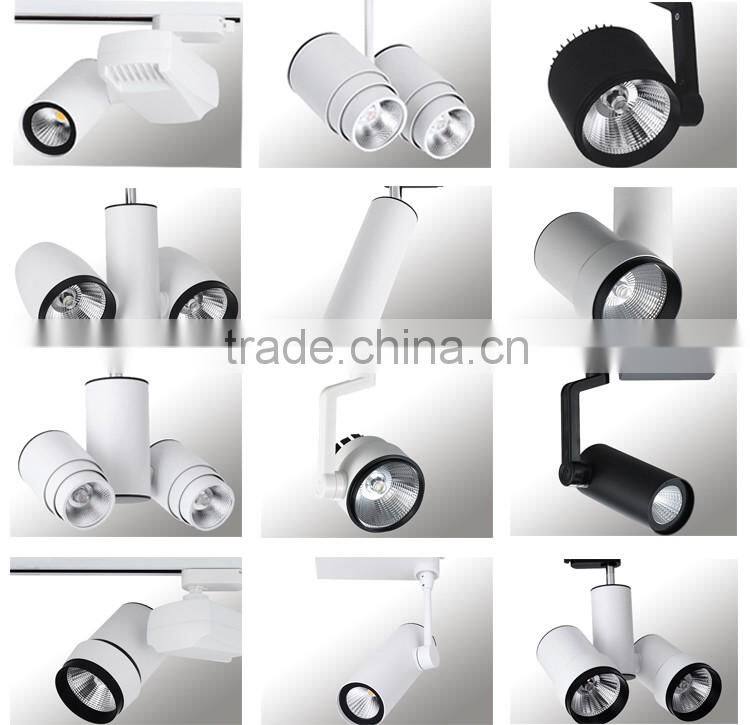 Indoor IP20 CREE Chips Done Driver AC110-130V Dimmable COB LED Tracklight 30W