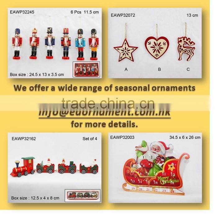 Traditional red and green felt christmas candy bag