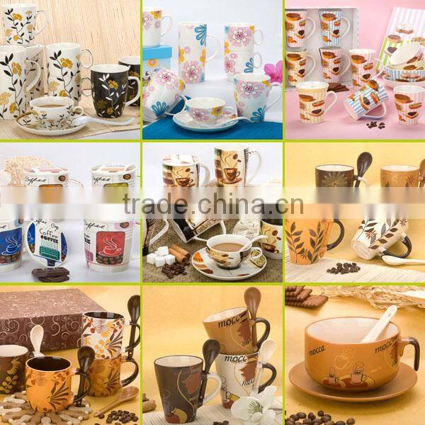 customer decaled 300ml coffee mug