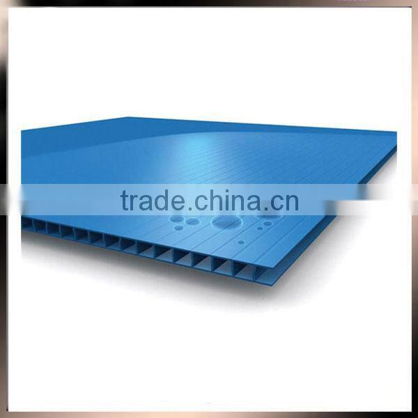 2014 waterproof corrugated plastic sheets 4x8