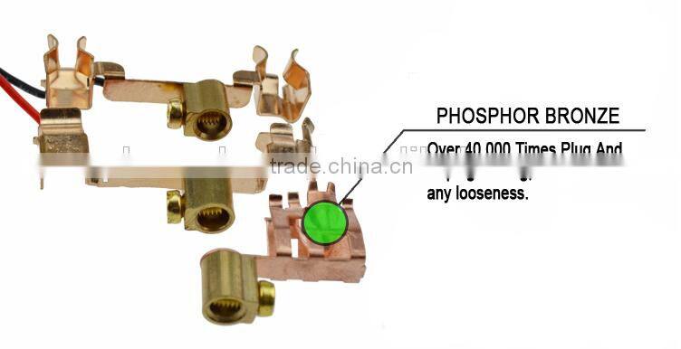 hot selling stainless steel material 5 pin plug socket with dual usb output