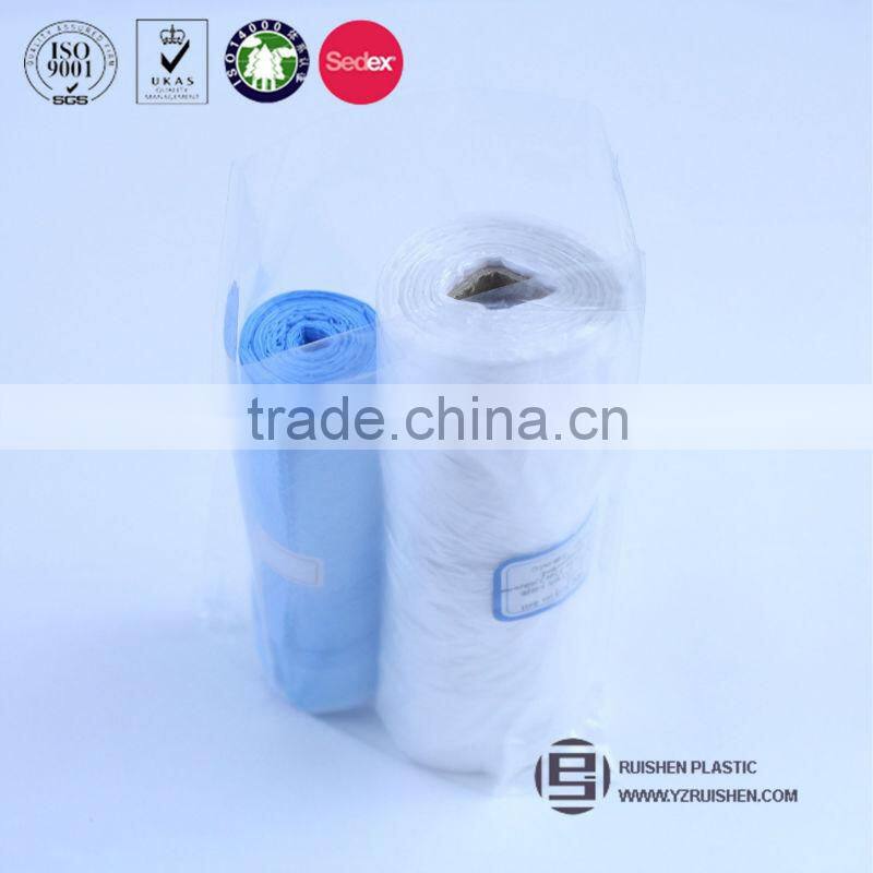 Transparent Green LDPE Double Sides Sealing Adhesive Packing Bags