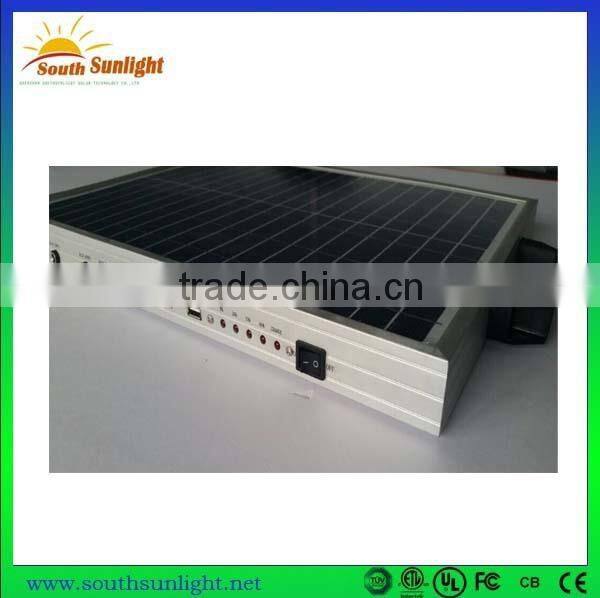 New design 20W portable solar power system with lithium battery made in China