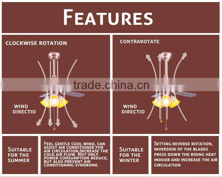 Vintage Orient Ceiling Fan with LED Light
