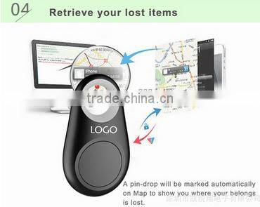 Wireless Bluetooth Tracer Tracking Mini Anti Lost Alarm Reminder Alarm Smart search key finder Self-portrait Camera