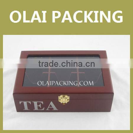 Unpainted Tea Gift Box,Wooden Tea Bag Case,Personalized Tea Bag Box