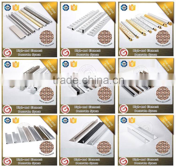 China wholesale aluminum quarter round ceramic tile trim