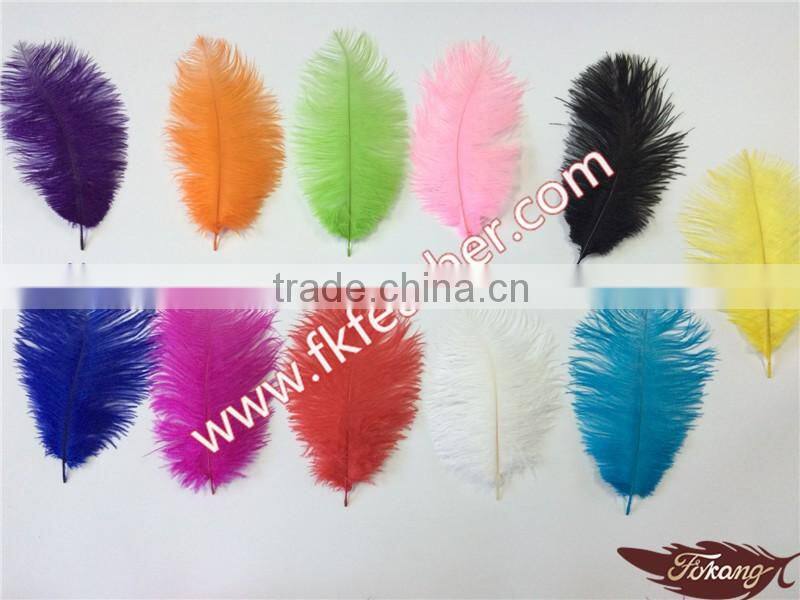Natural Craft Feather Big White Ostrich Feather For Wedding And Party Decoration 60cm-65cm