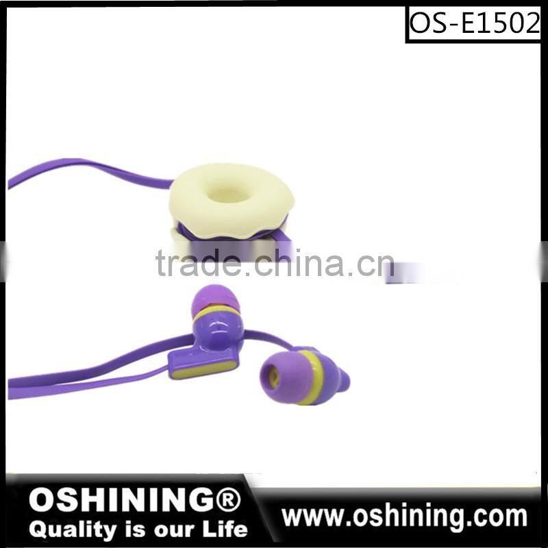 2016 new product zipper funny earbuds