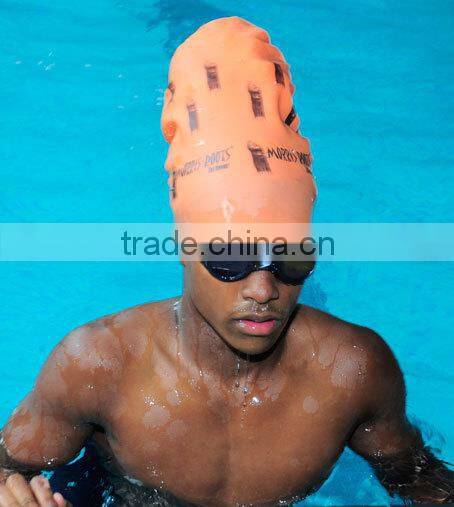 Eco-friendly silicone swimming caps/colorful swimming hats for adult/kids