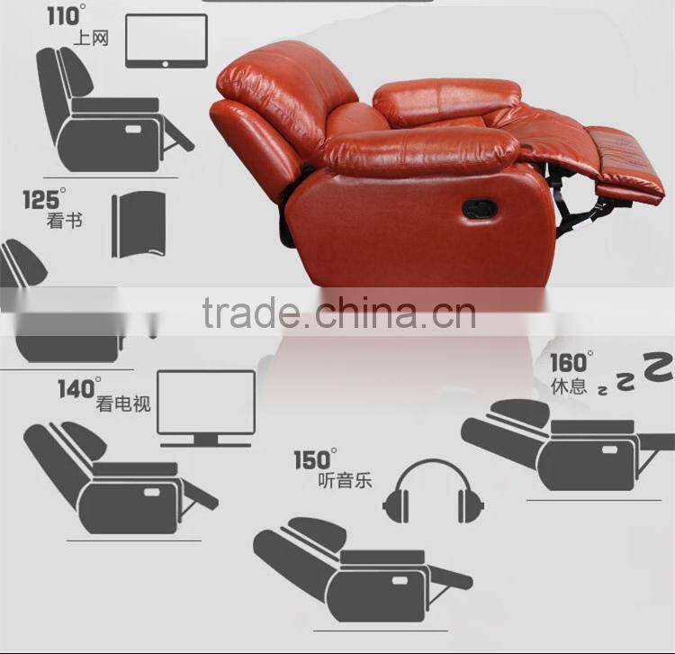 modern 100% top grain leather sofa set