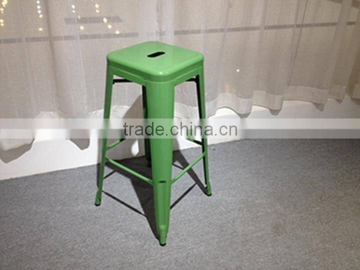 Vintage Kitchen Industrial Metal Singer Bar Stool and Chair HYX-806