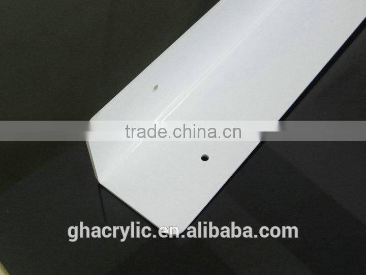 High quality acrylic corner protection strip,white acrylic Corner protection strip