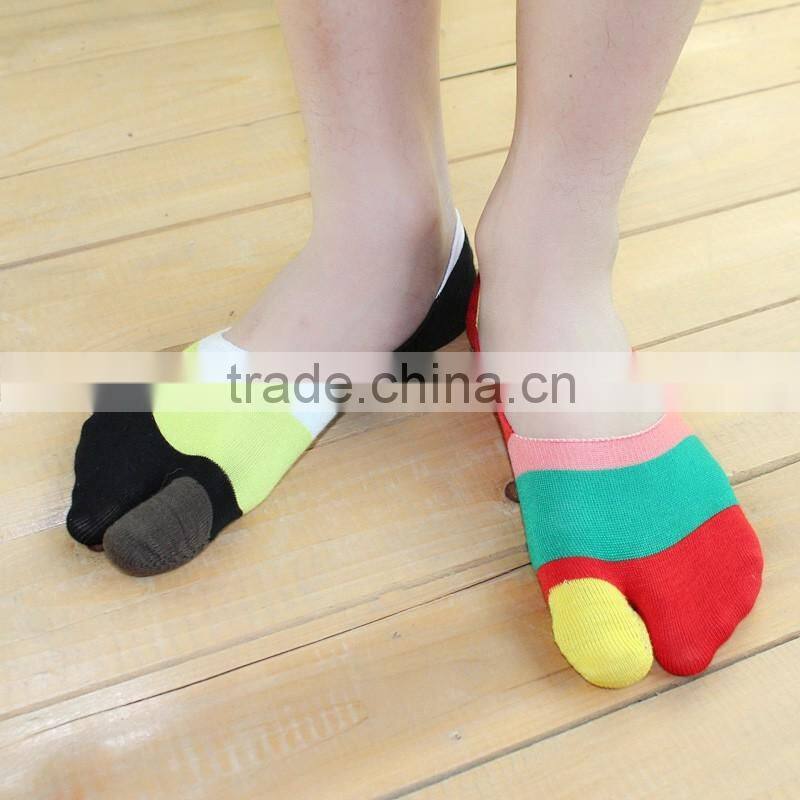 Man toe socks shallow mouth bamboo fiber stealth boat socks Peas shoes