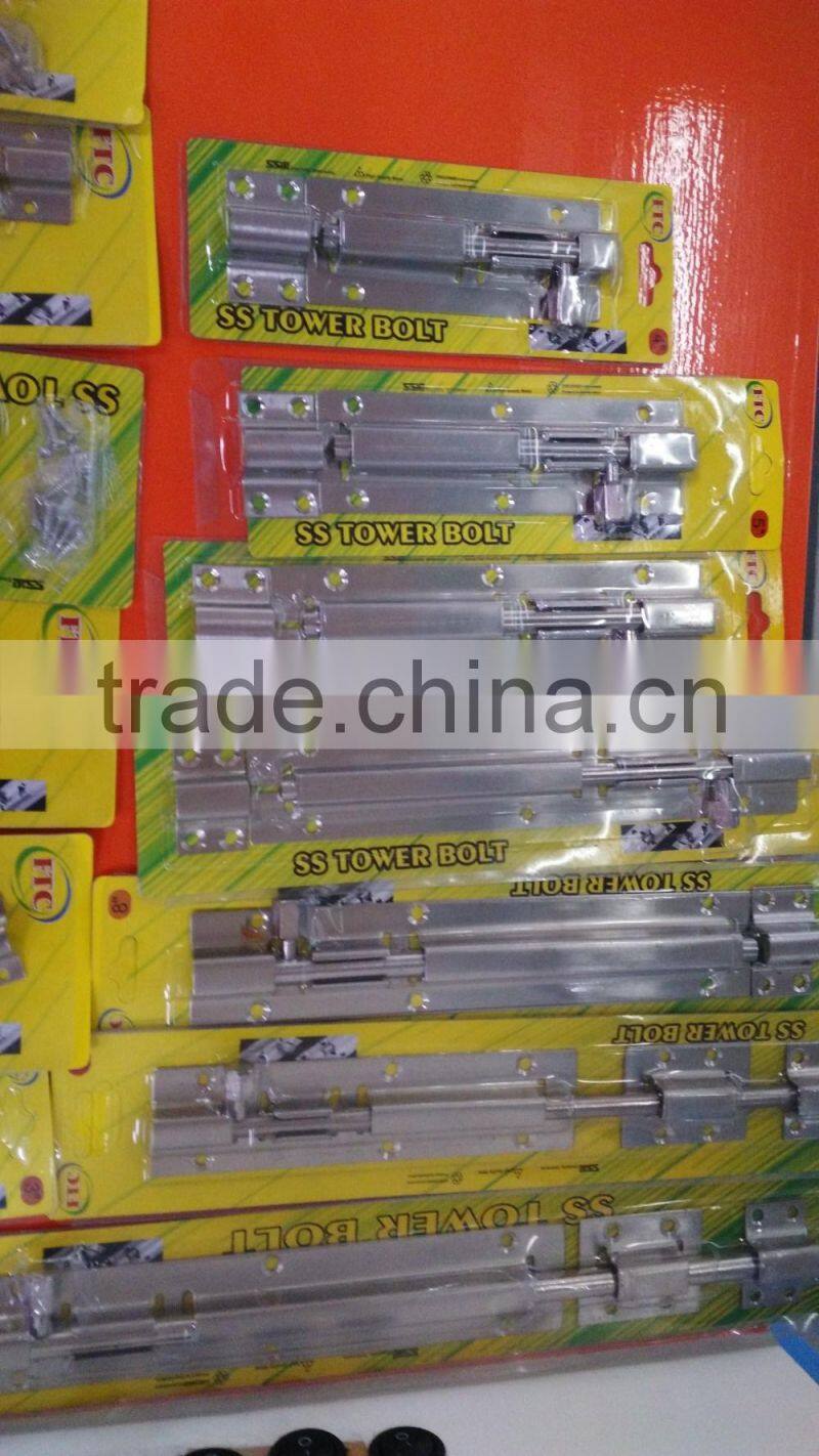 Good quality stainless steel door bolt China manufacturer