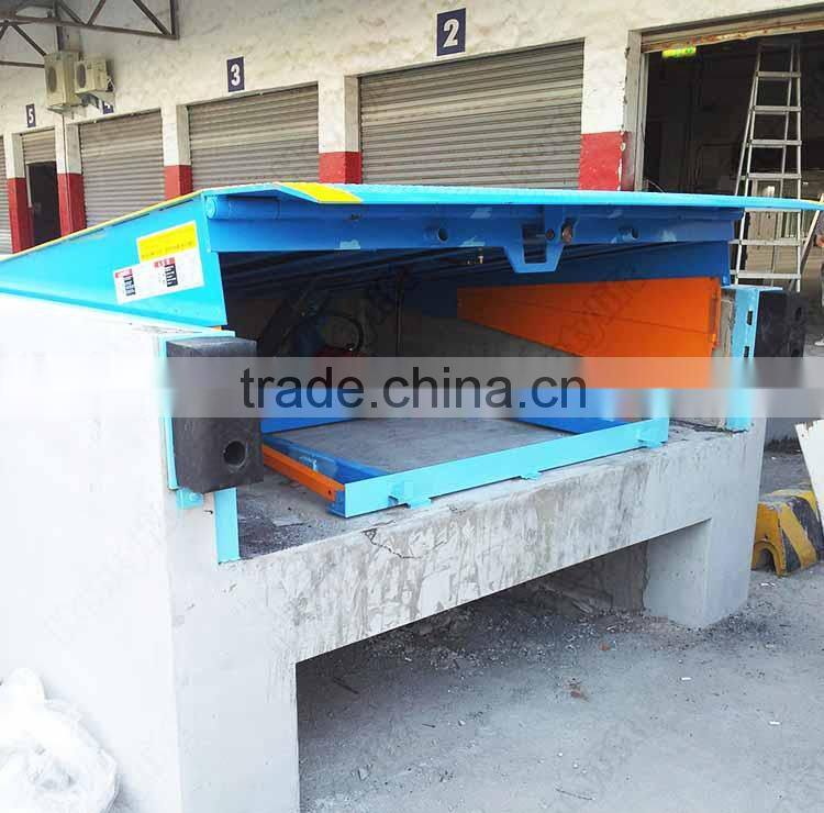 china supplier CE hydraulic dock ramp for truck/truck loading ramp