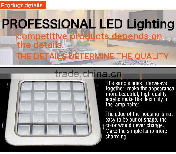 SN recessed 2x2 , 3x3 , 4x4 , 5x5 watt led grille panel light
