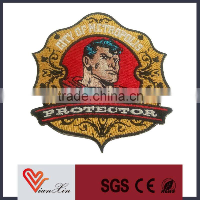 Wholesale cheap custom souvenir embroidered patches no minimum