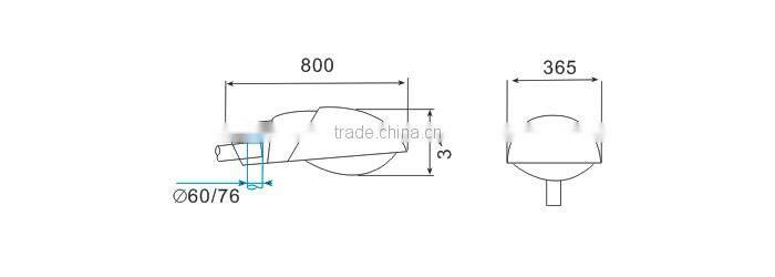 SAPPHIRE sodium 250W aluminum die cast ballast HPS street light housing